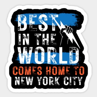 BEST IN THE WORLD COMES HOME TO NEW YORK CITY CM PUNK WWE Sticker